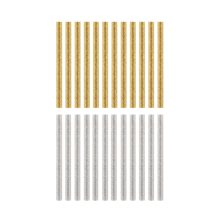 24 PC. Mini Glitter Glue Sticks