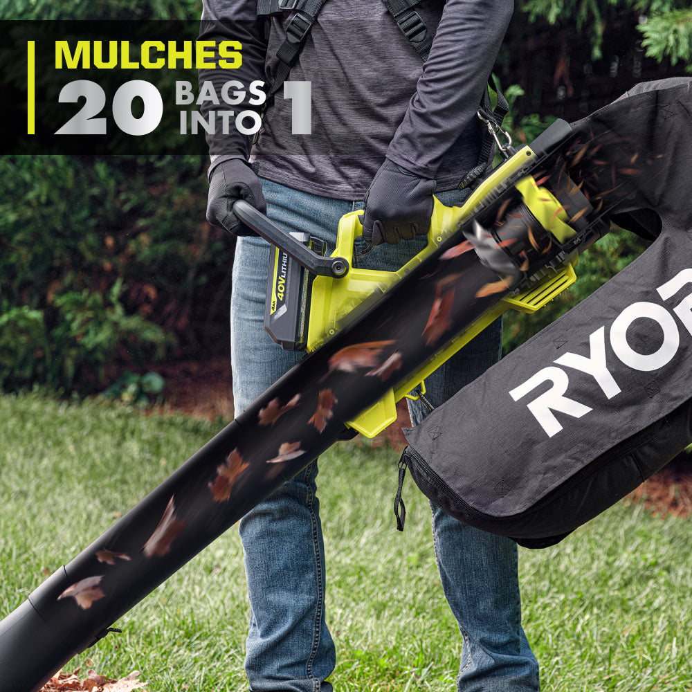 40V HP BRUSHLESS 600 CFM BLOWER/VACUUM KIT Image 5